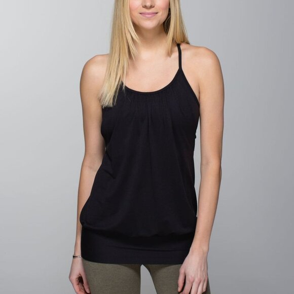 Lululemon No Limit Tank and Sports Bra Combo Black Size 8 - Picture 1 of 13